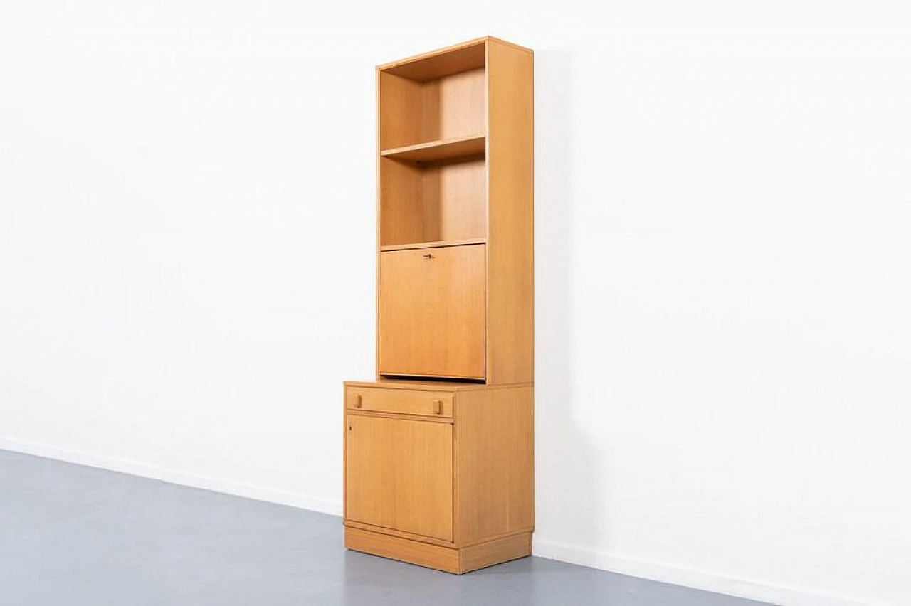 Vintage Swedish Oak Bar Cabinet, 1970s 1
