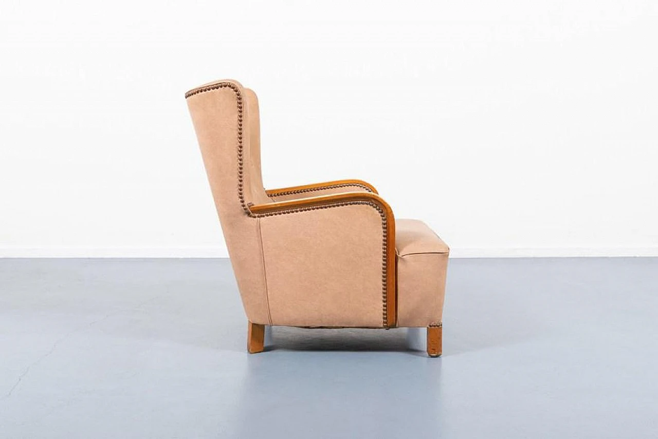 Mid-Century Modern Scandinavian Lounge Armchair, Sweden, 1950s 3