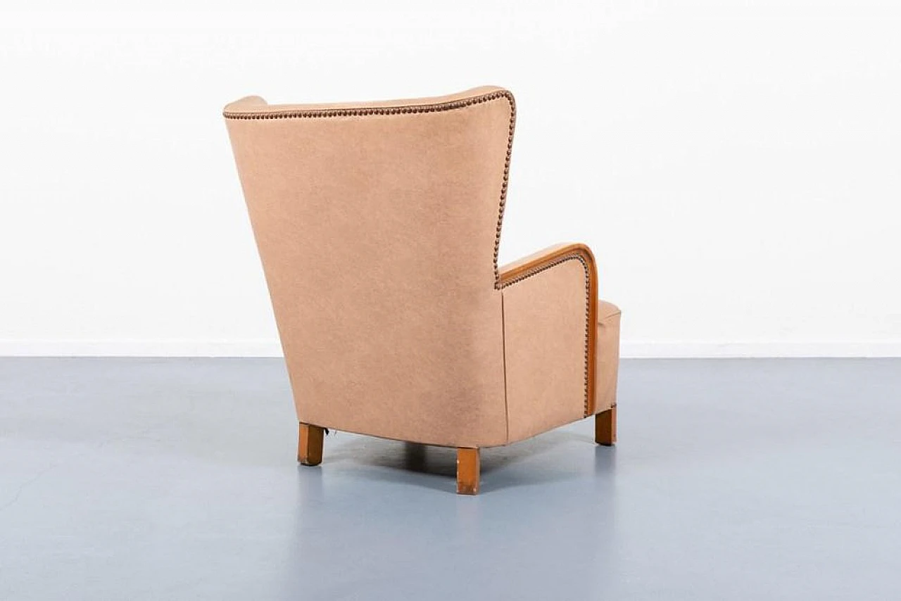 Mid-Century Modern Scandinavian Lounge Armchair, Sweden, 1950s 5