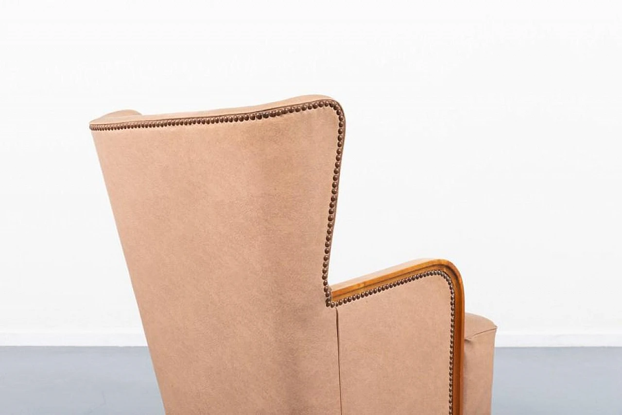 Mid-Century Modern Scandinavian Lounge Armchair, Sweden, 1950s 6