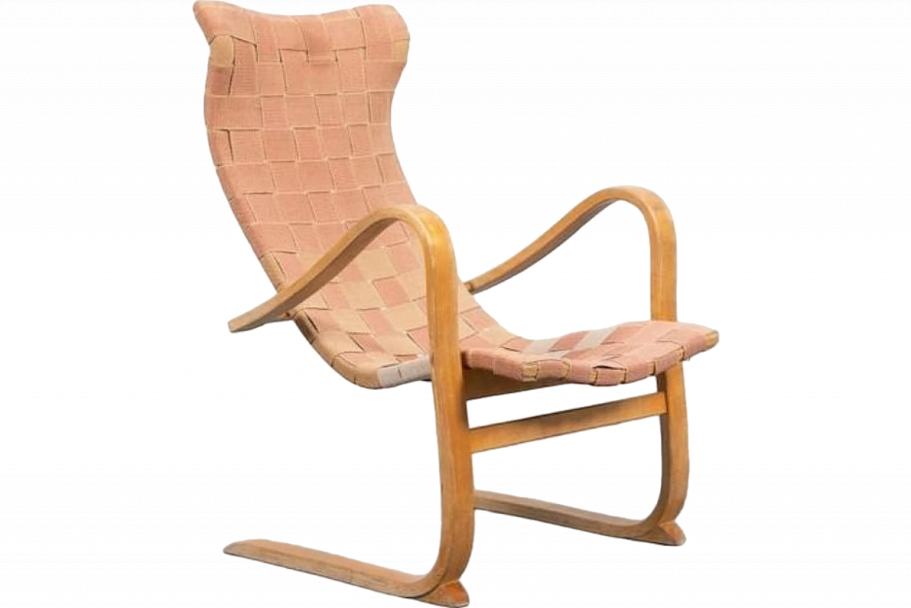 Patronen armchair by Gustav Axel Berg Patron, 1940s 11
