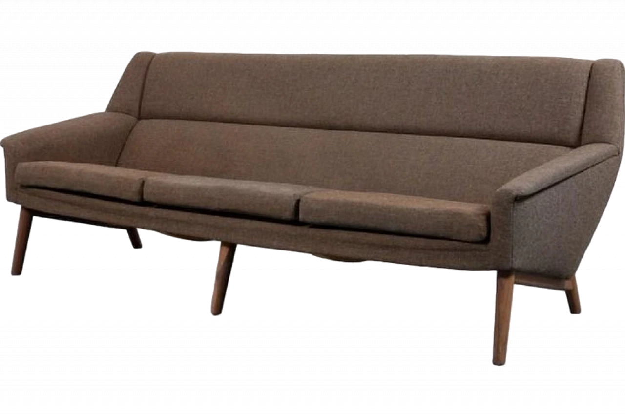 Teak and wool sofa by Kurt Ostervig, 1960s 11