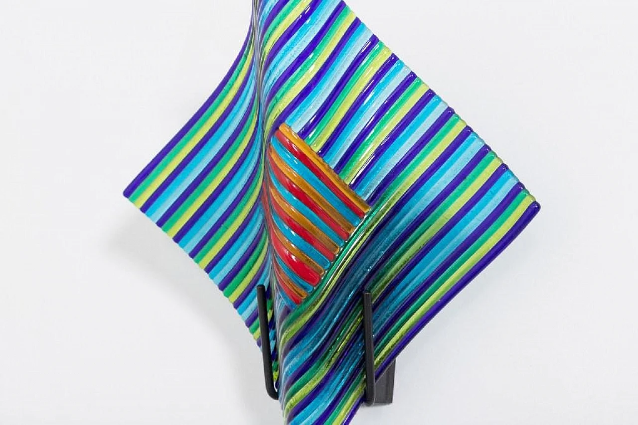 Pair of Murano glass wall sconces by Studio Italia, 1980s 4