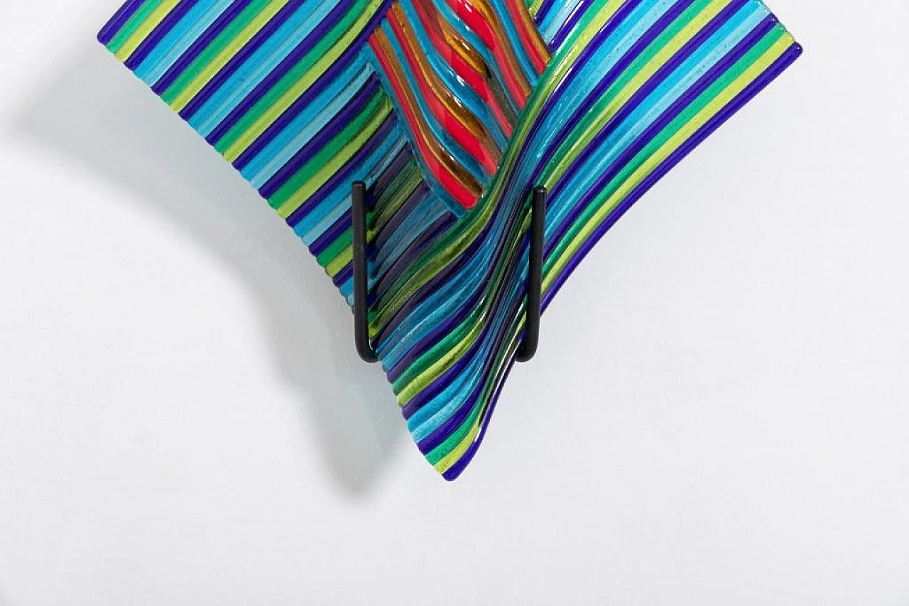 Pair of Murano glass wall sconces by Studio Italia, 1980s 5