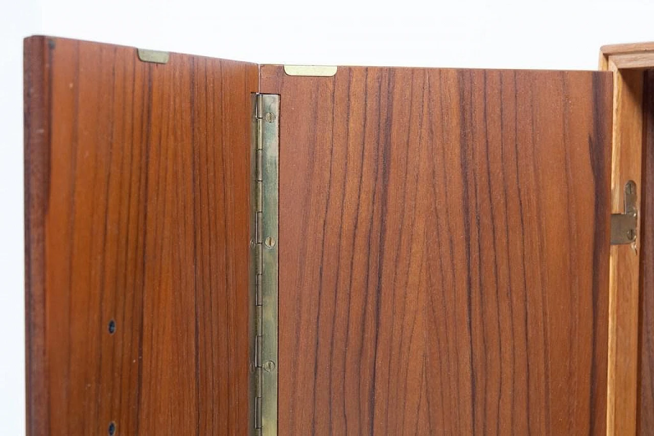 Vintage Danish Teak Veneer Storage Cabinet, 1960s 4