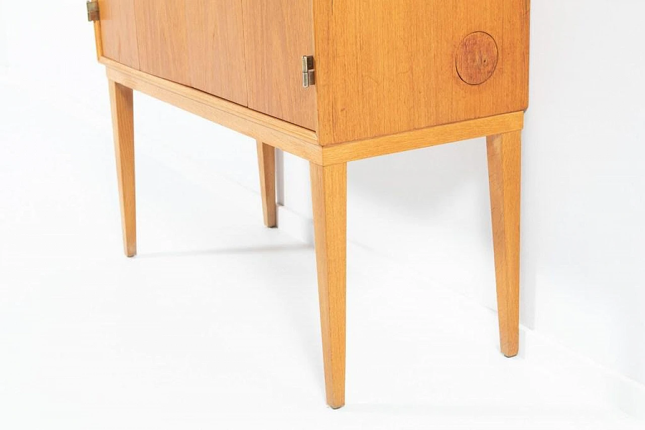 Vintage Danish Teak Veneer Storage Cabinet, 1960s 8