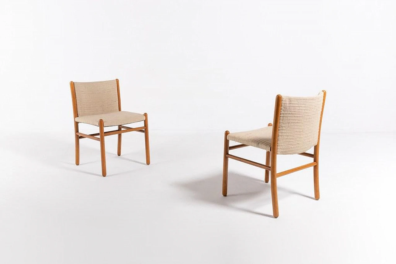 Italian Nuela Chairs by Gianfranco Frattini for Lema SPA, Italy, 1970s, Set of 5 5