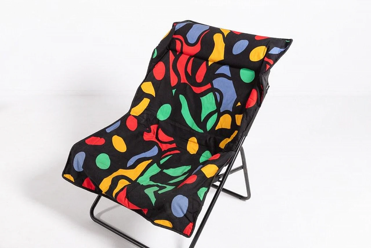 Pair of Pop Art folding chairs, 1990s 5