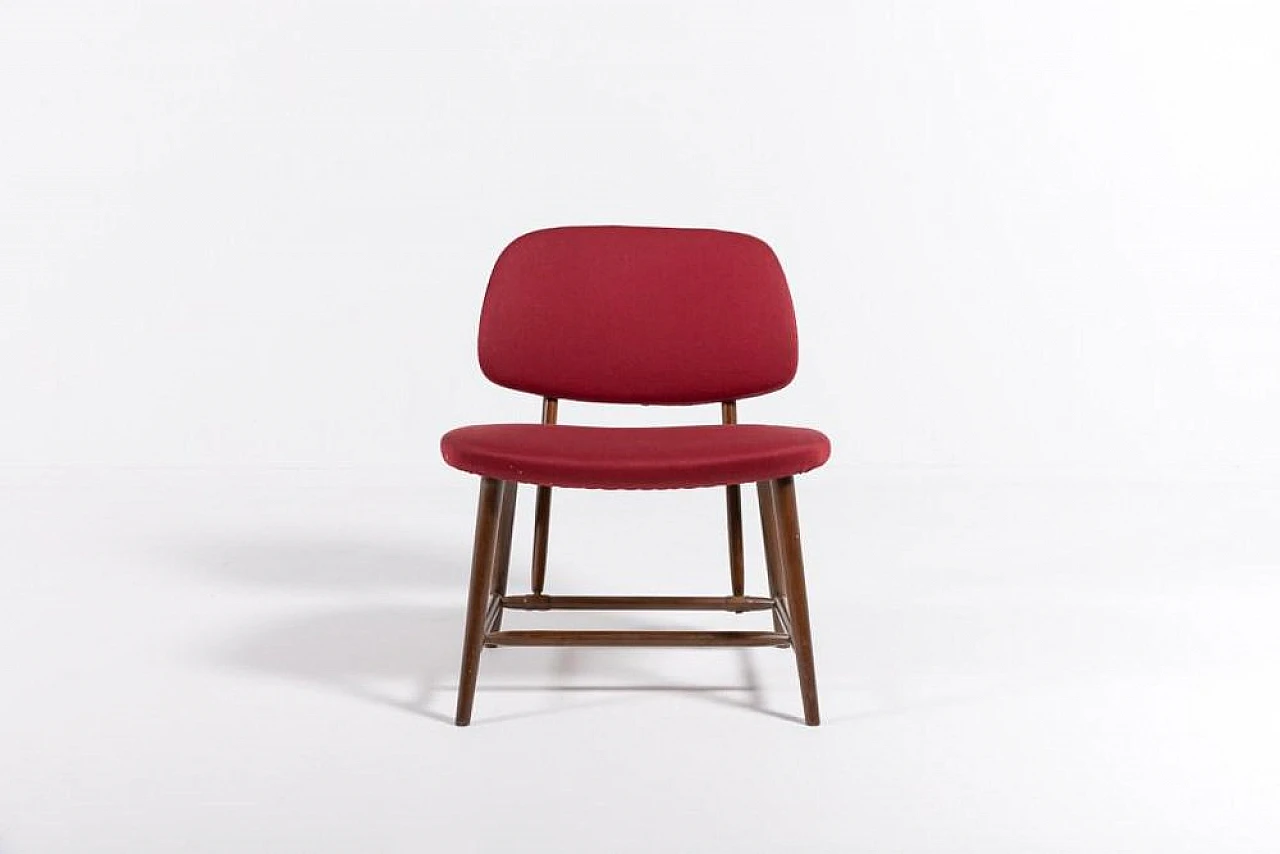 Swedish TeVe Chair by Alf Svensson for Studio Ljungs, 1950s 2