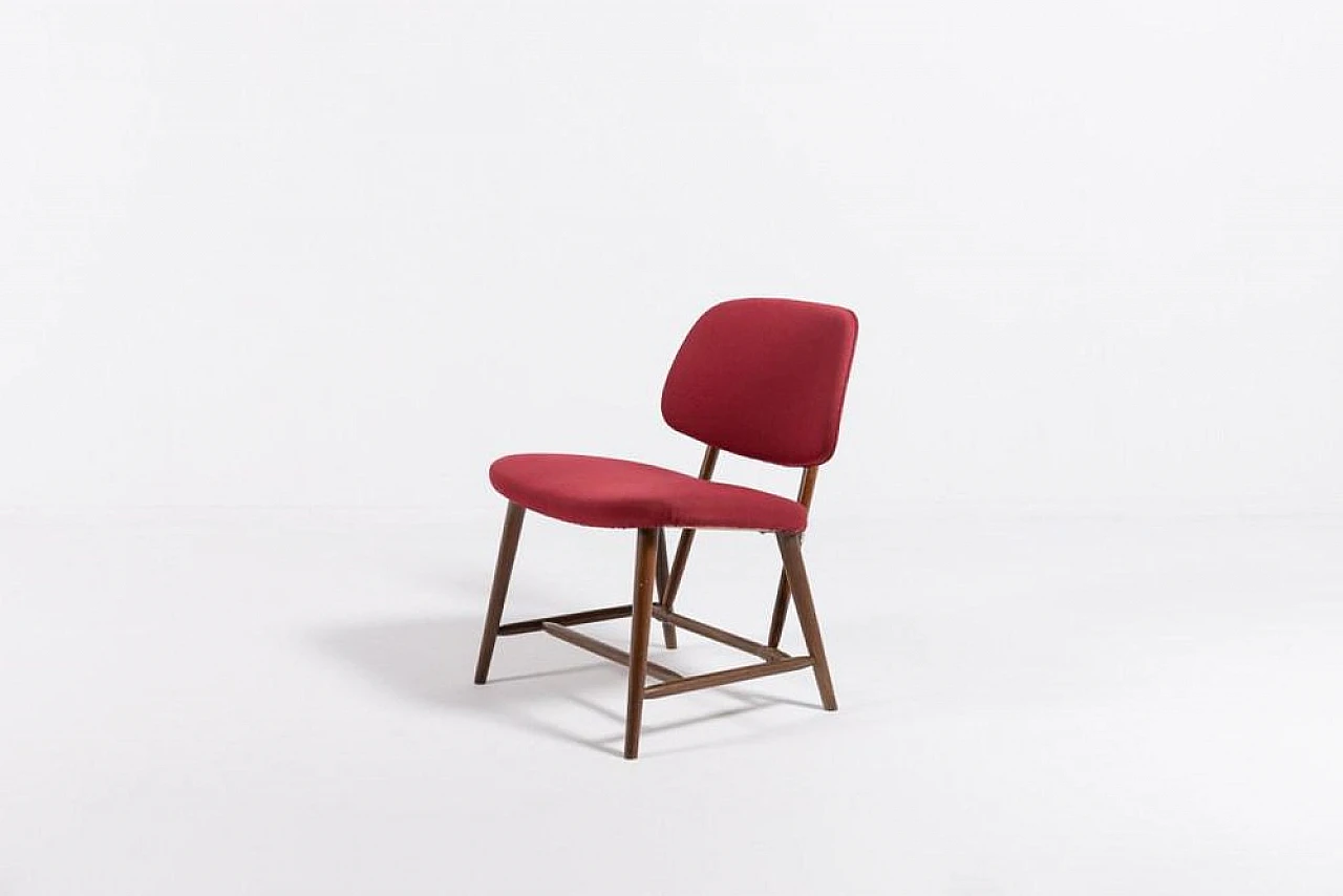 Swedish TeVe Chair by Alf Svensson for Studio Ljungs, 1950s 3