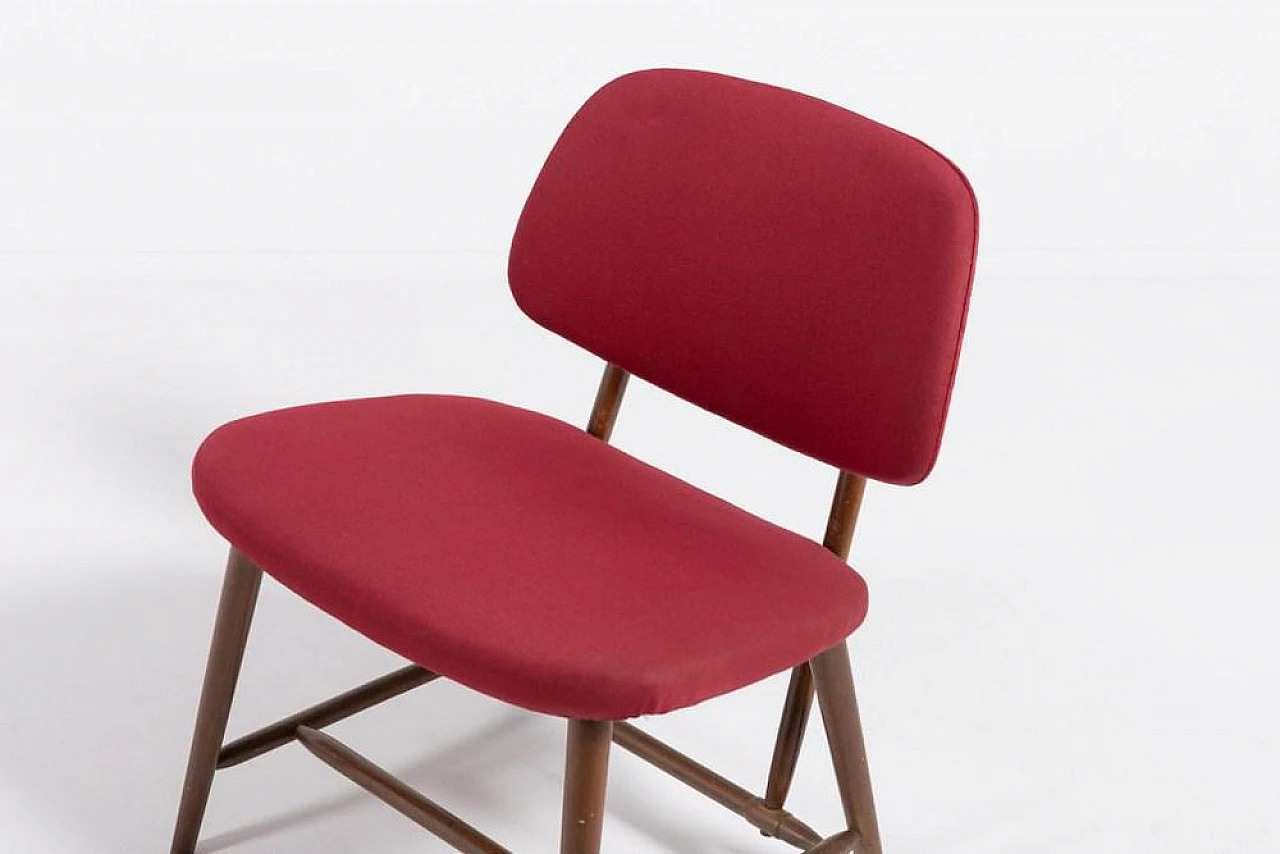 Swedish TeVe Chair by Alf Svensson for Studio Ljungs, 1950s 11