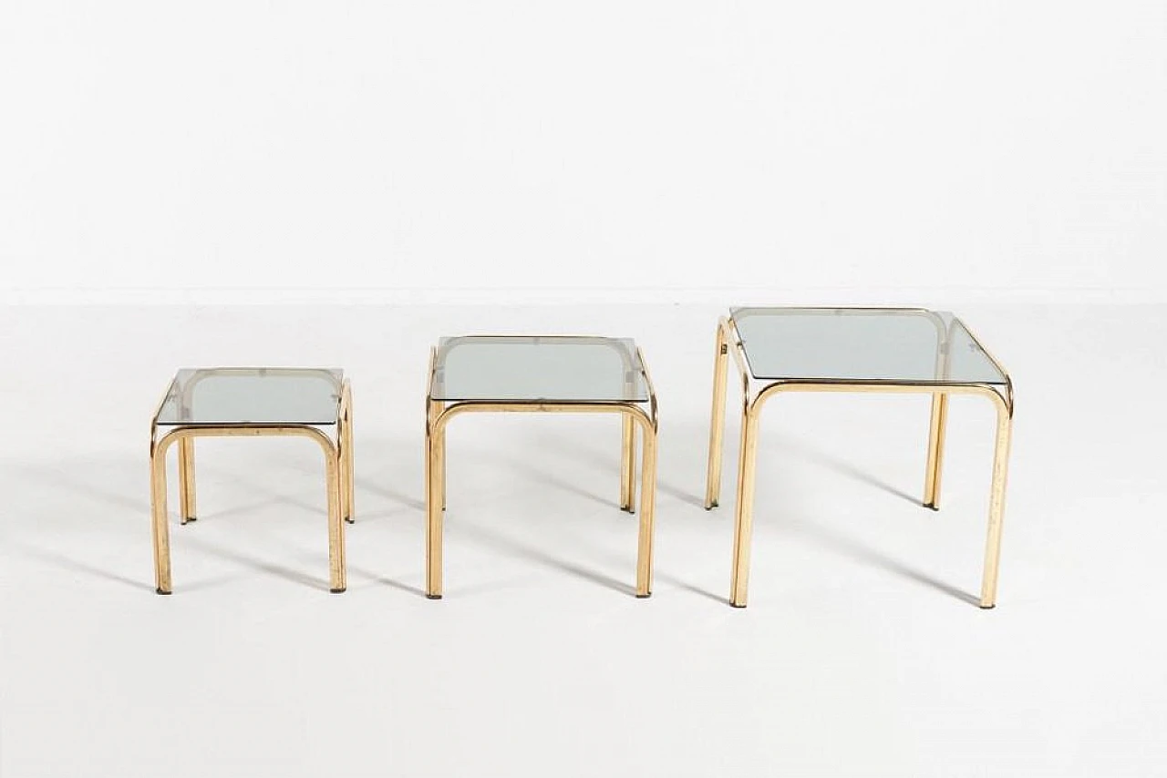 Italian Nesting Side Tables, 1970s 3