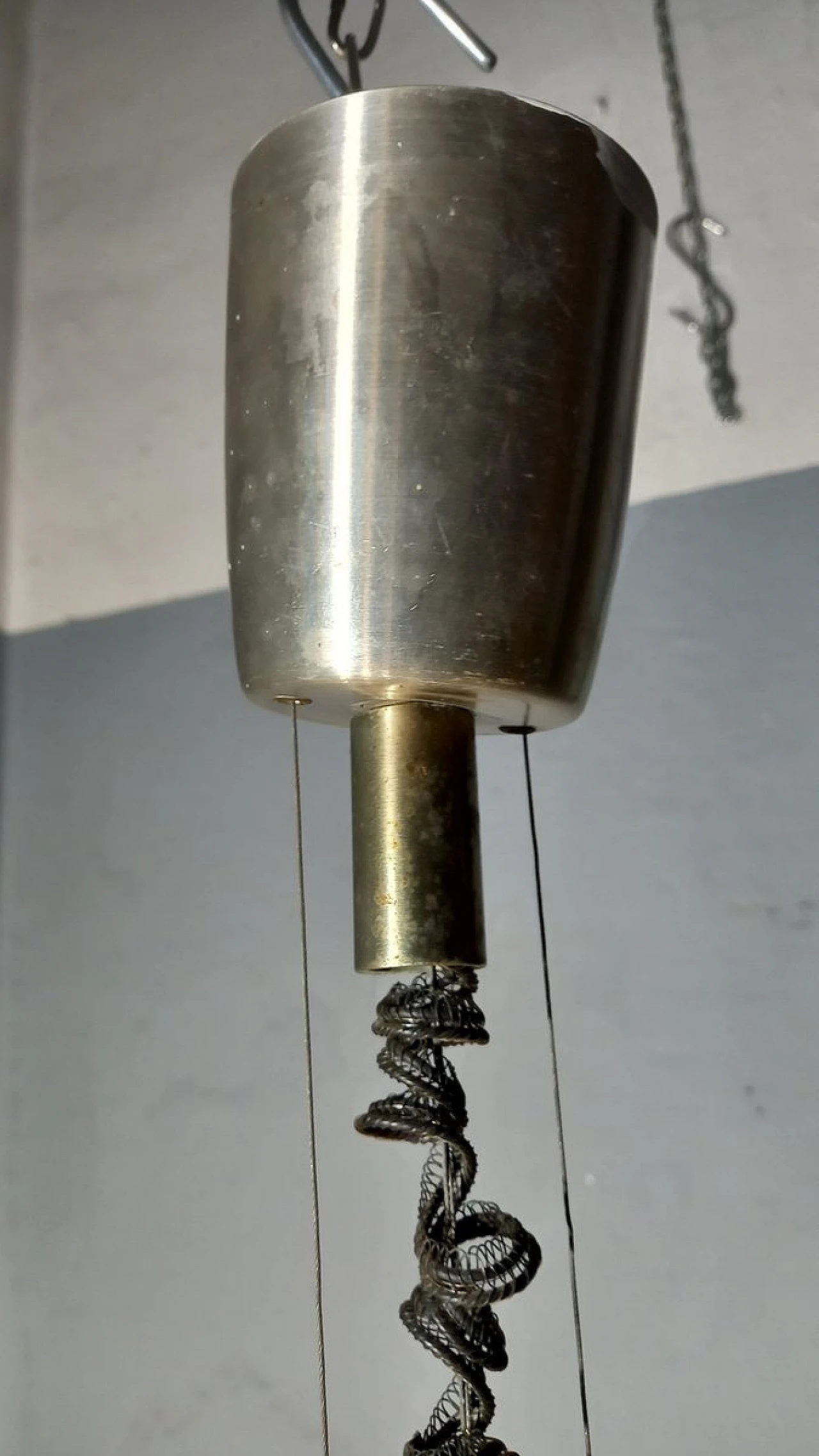 Aluminum Saliscendi Ceiling Lamp by Oscar Torlasco for Lumi, 1960s 7