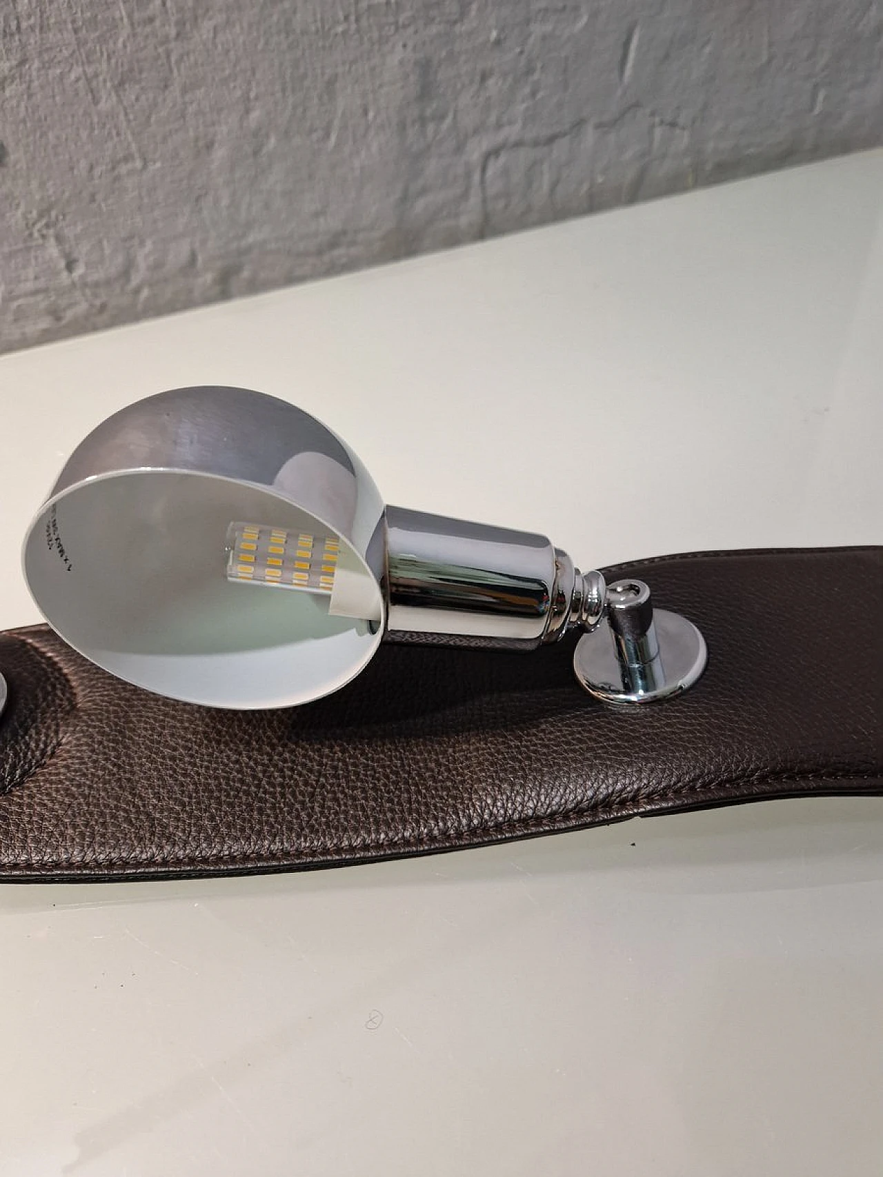 Lampada LP01 marrone scuro di Luigi Caccia Dominioni per Azucena, anni '10 5