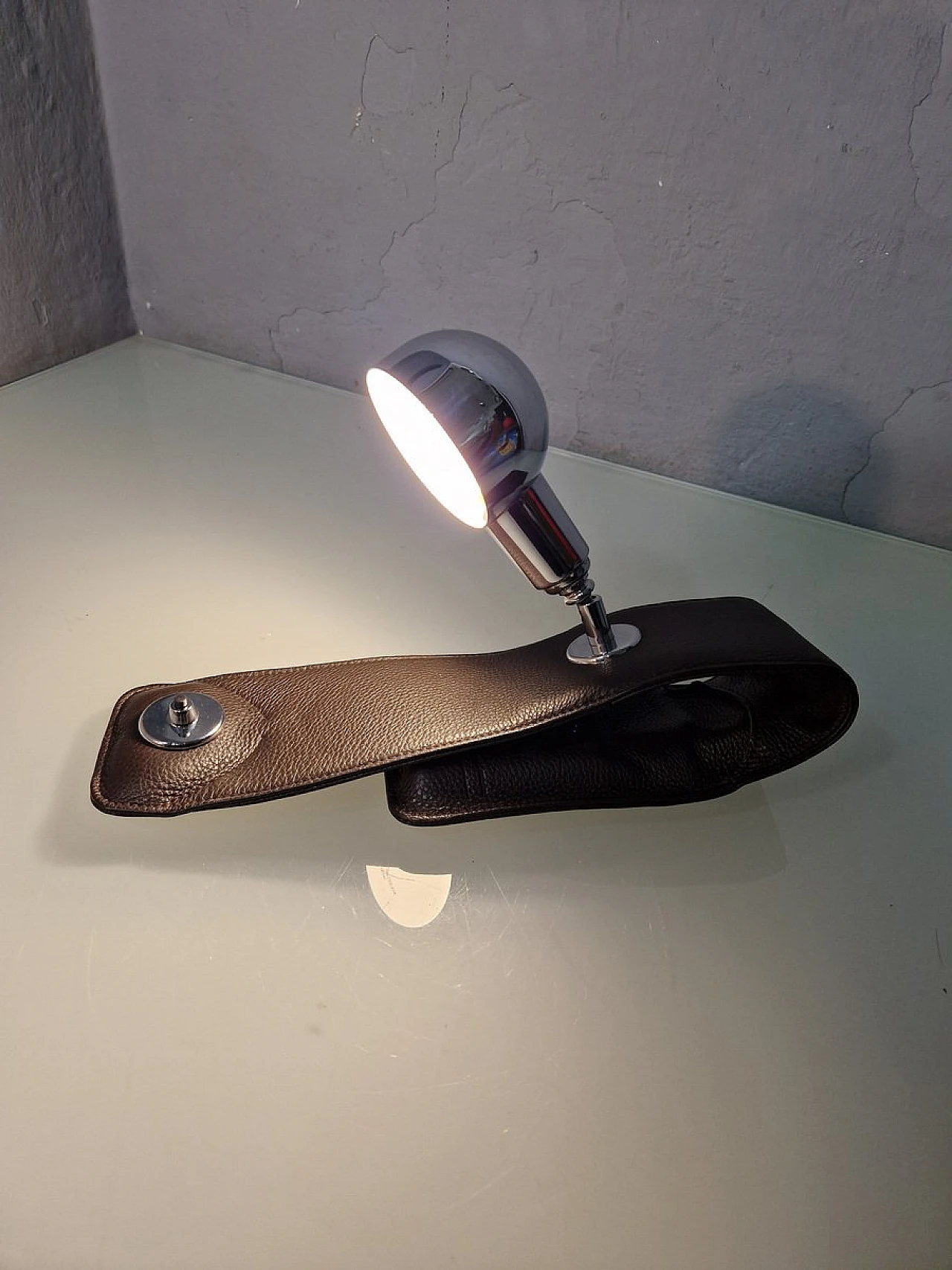 Lampada LP01 marrone scuro di Luigi Caccia Dominioni per Azucena, anni '10 8