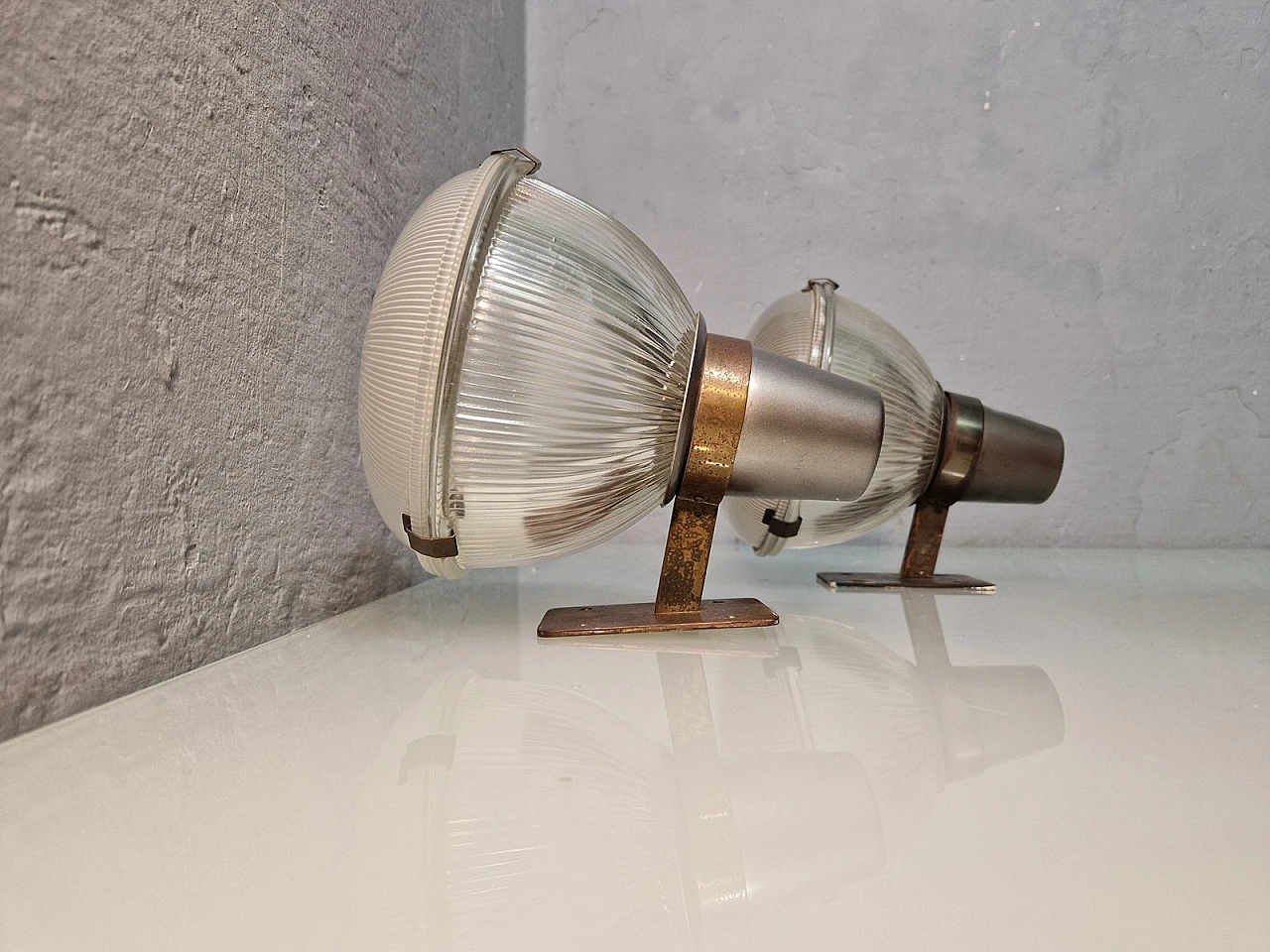 Lampade da parete Mod Lp6 di Ignazio Gardella per Azucena, anni '60, set di 2 2