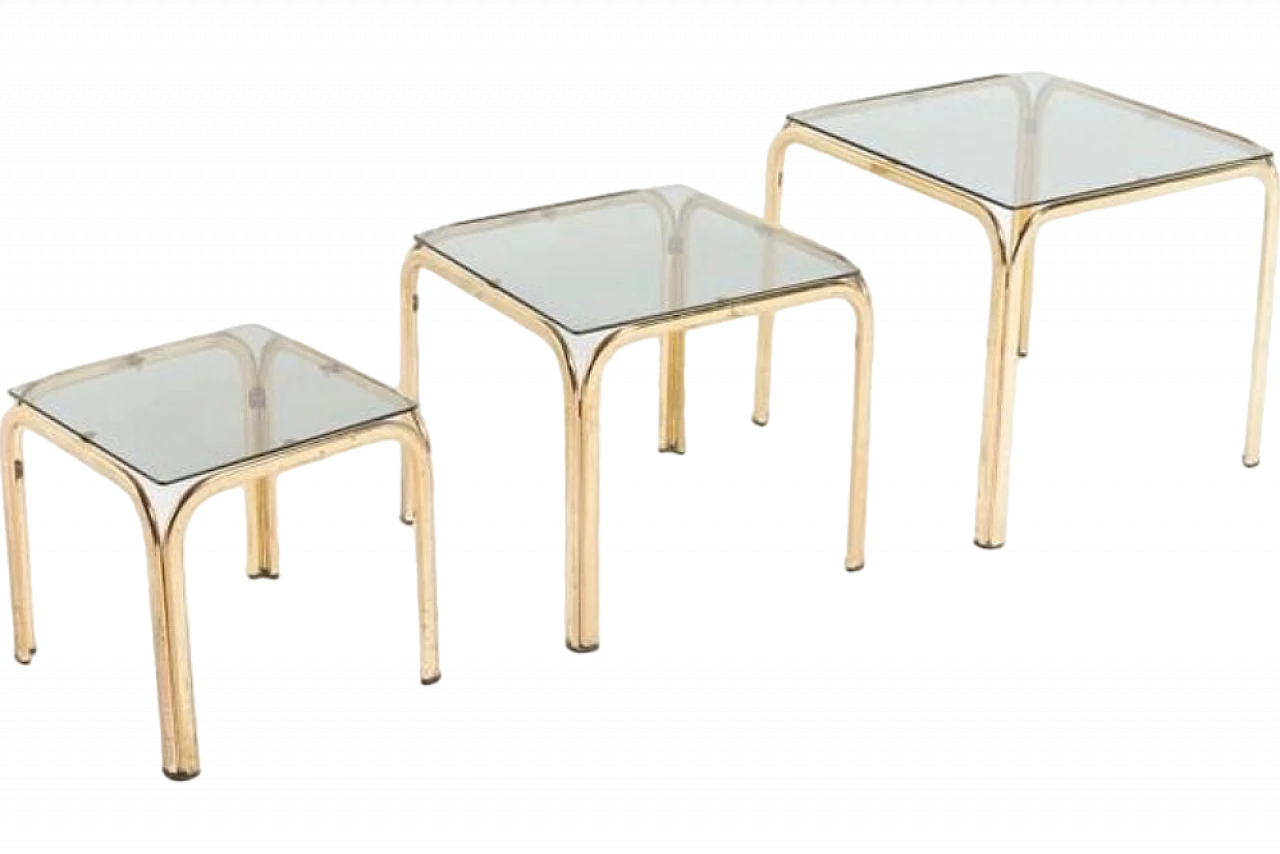 Italian Nesting Side Tables, 1970s 8