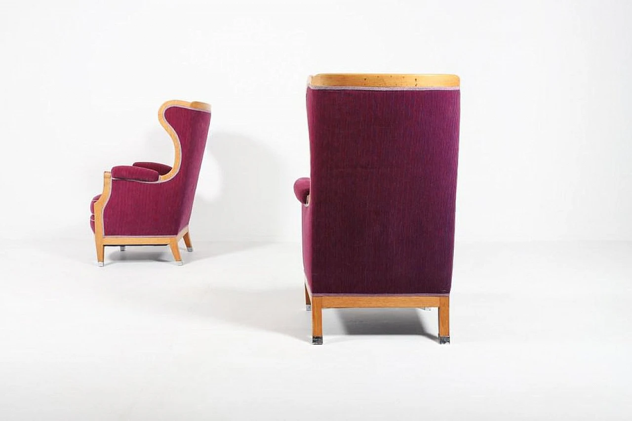 Pair of swedish Lounge Chairs by Oscar Nilsson, 1960s 4