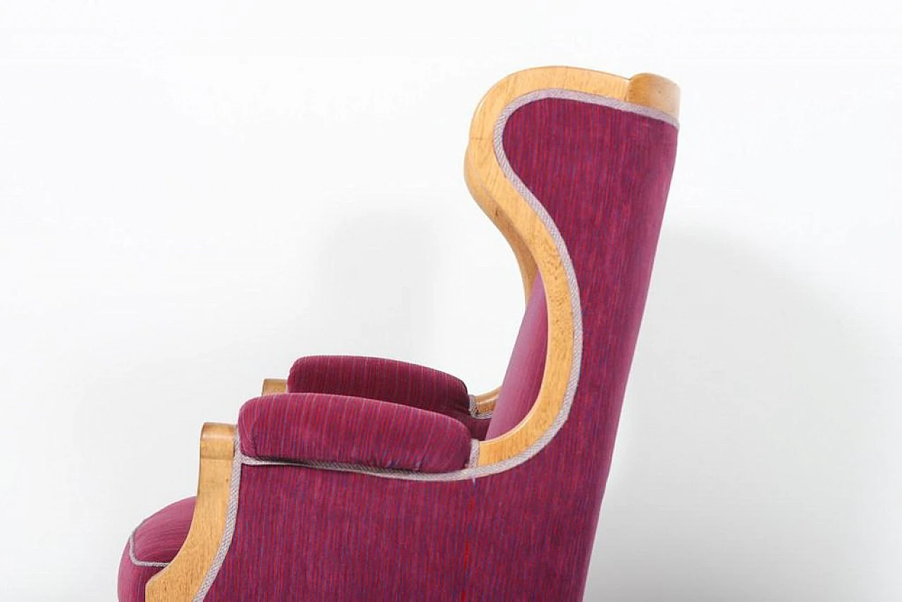Pair of swedish Lounge Chairs by Oscar Nilsson, 1960s 6