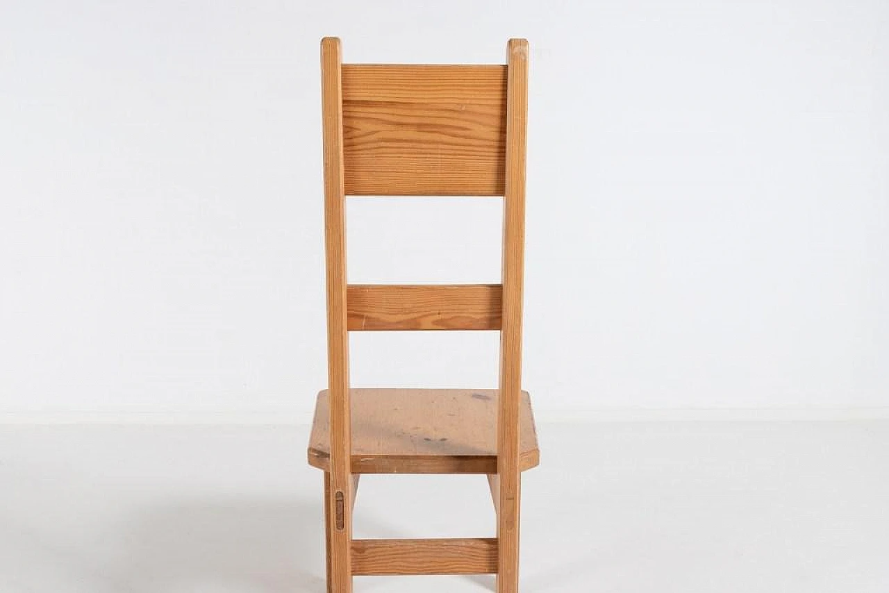 6 Pine chairs by R. Wilhelmsson for Karl Andersson & Söner, 1960s 9
