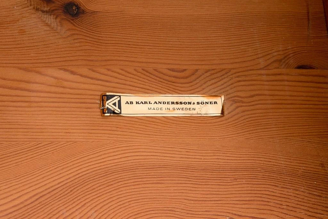 6 Pine chairs by R. Wilhelmsson for Karl Andersson & Söner, 1960s 13