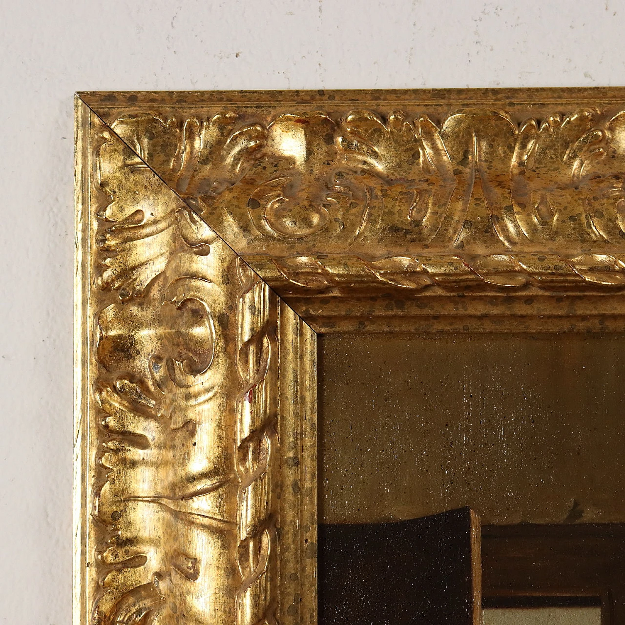 Franz Joseph Haydn conducts string quartet, oil on canvas 9