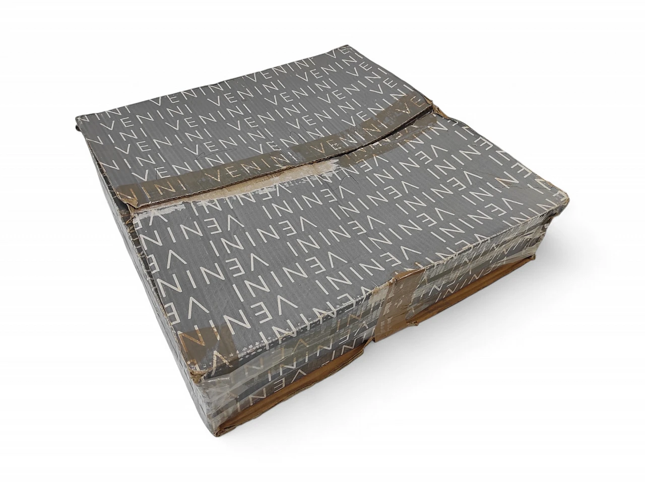 Piatto in vetro di Murano verde e blu di Wirkkala per Venini, anni '90 6