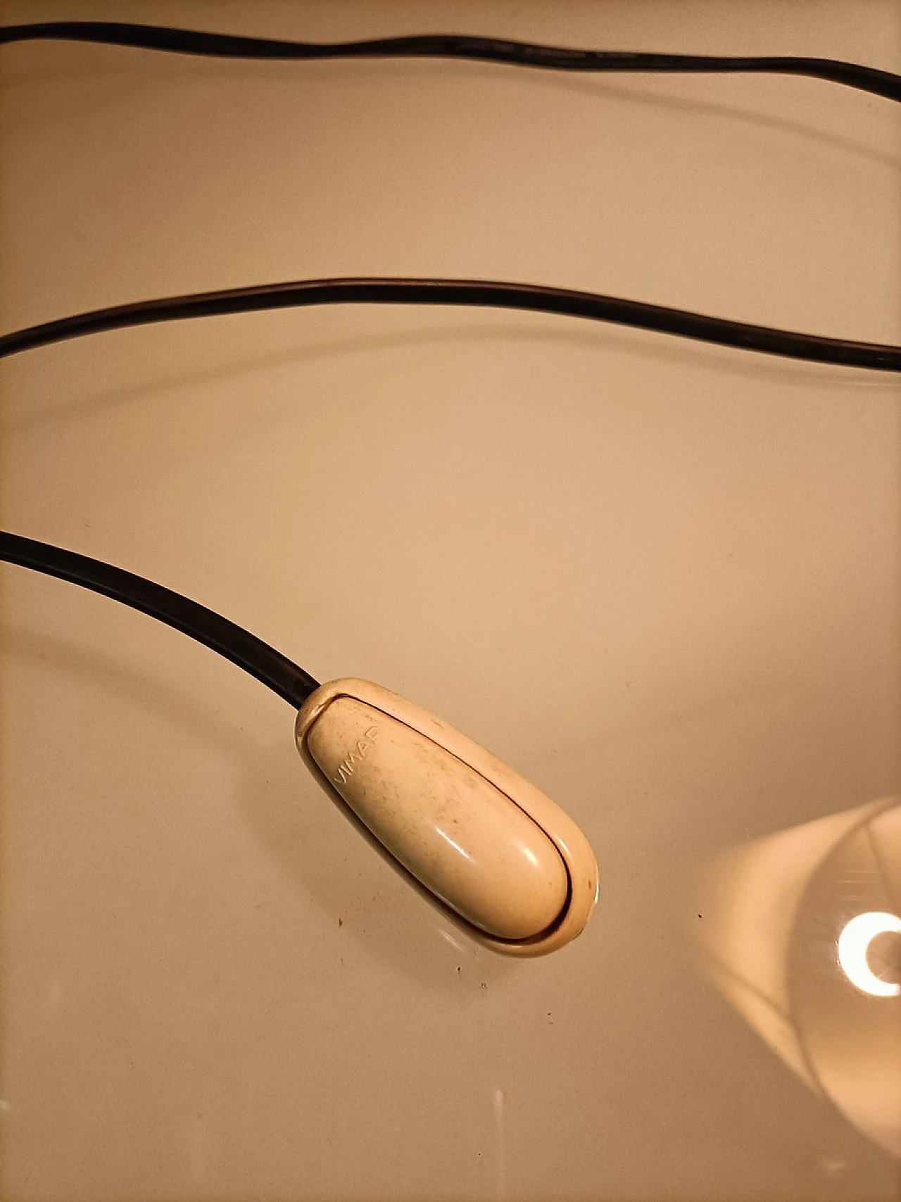 Cat floor lamp made of wood, iron and brass, 1950s 12