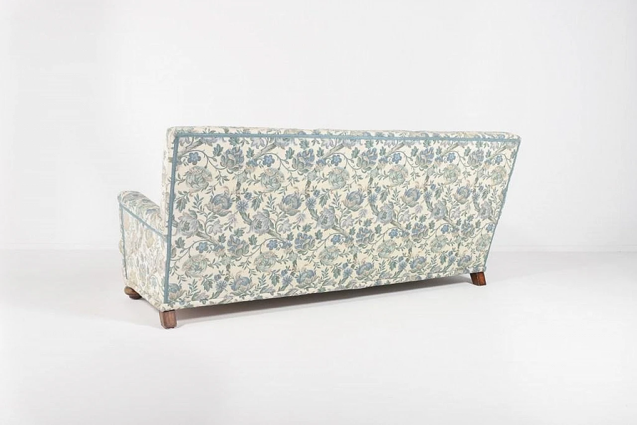Mid-Century Sofa in Floral Fabric, 1950s, Sweden 9