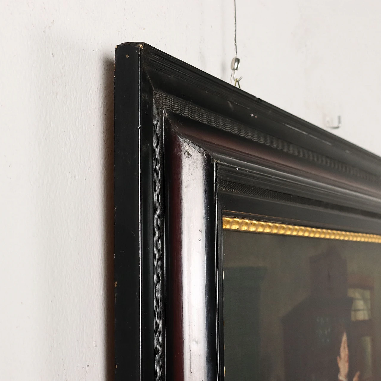 Eduard Huber-Andorf, scene in tavern, oil painting on canvas, 1929 9