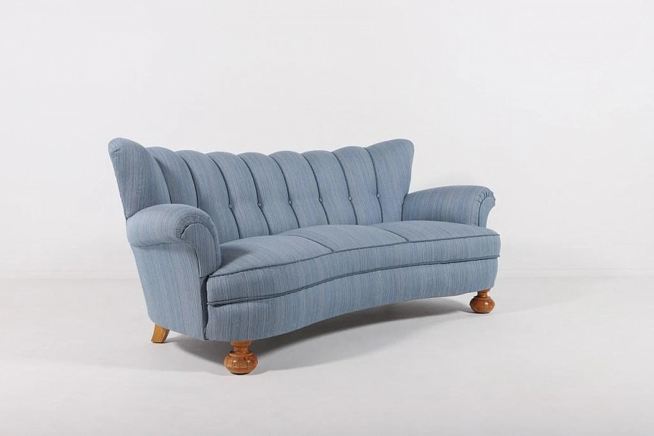 Divano curvo, Scandinavia, anni '40, Svezia 10