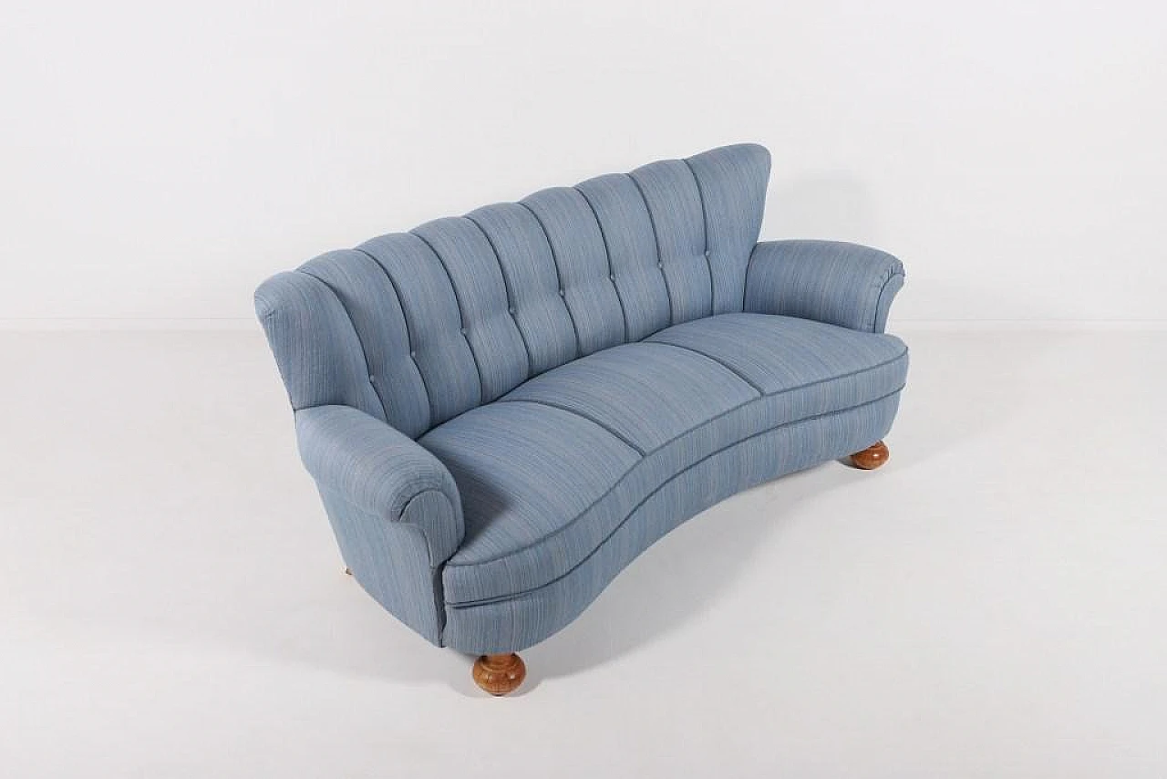 Divano curvo, Scandinavia, anni '40, Svezia 12