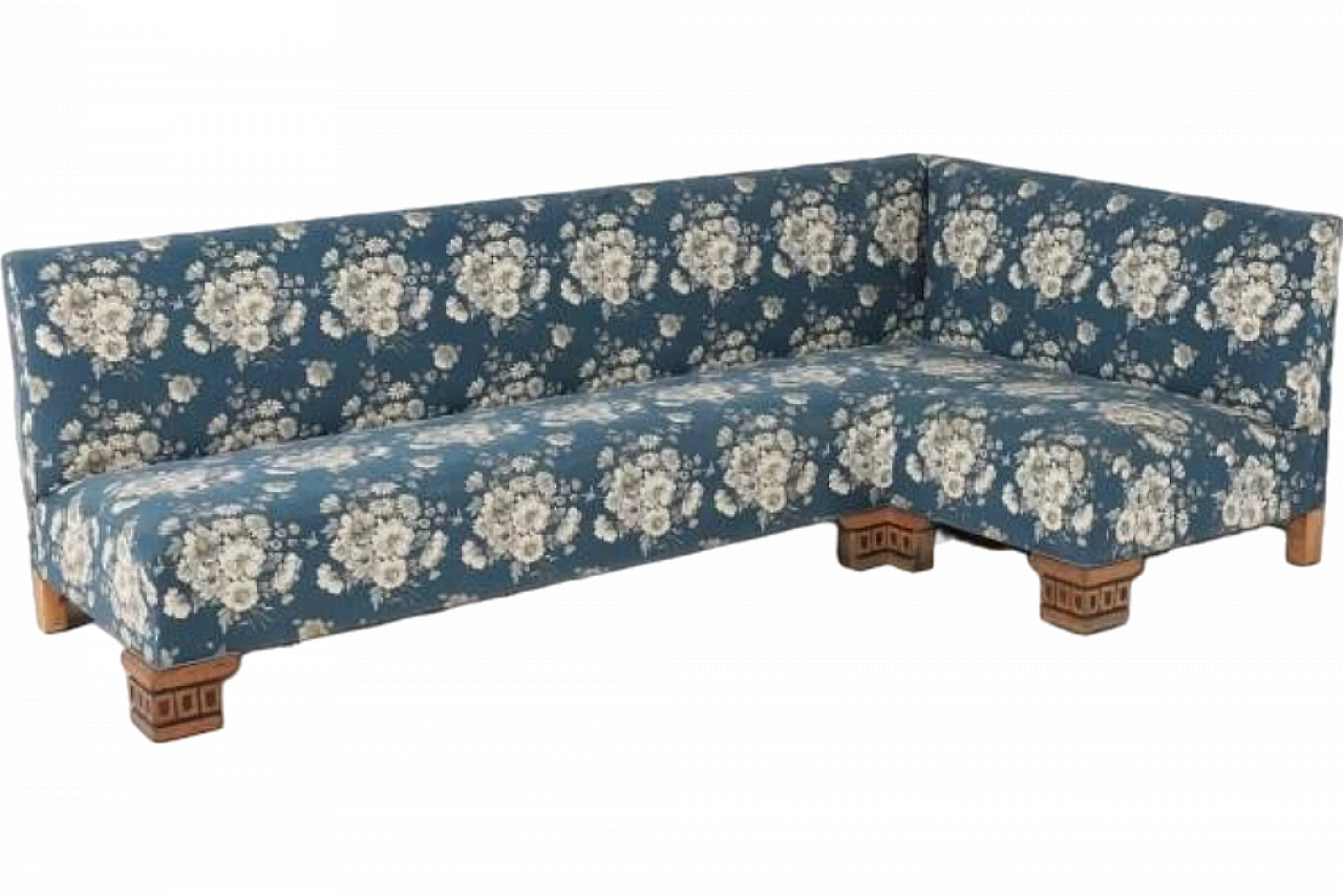 Mid-Century Danish Corner Sofa, 1950s 11