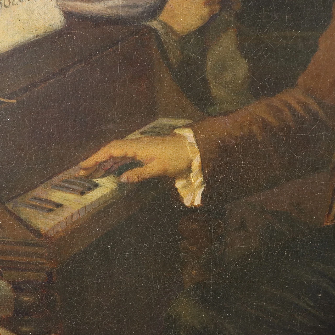 Louis Katzenstein, Mozart e Aloysia Weber, olio su tela, 1885 7