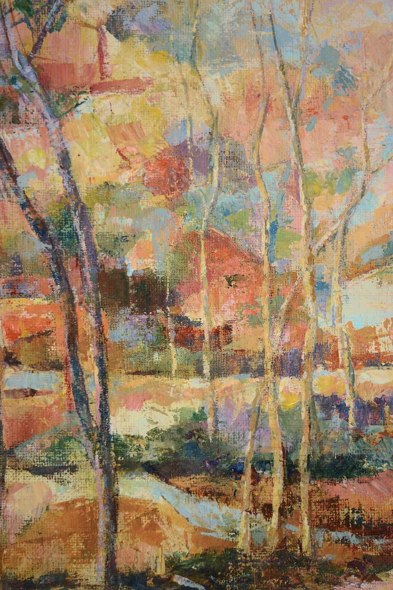 Alfonso Pragliola, Riverberi al tramonto, olio su tela, 2019 2