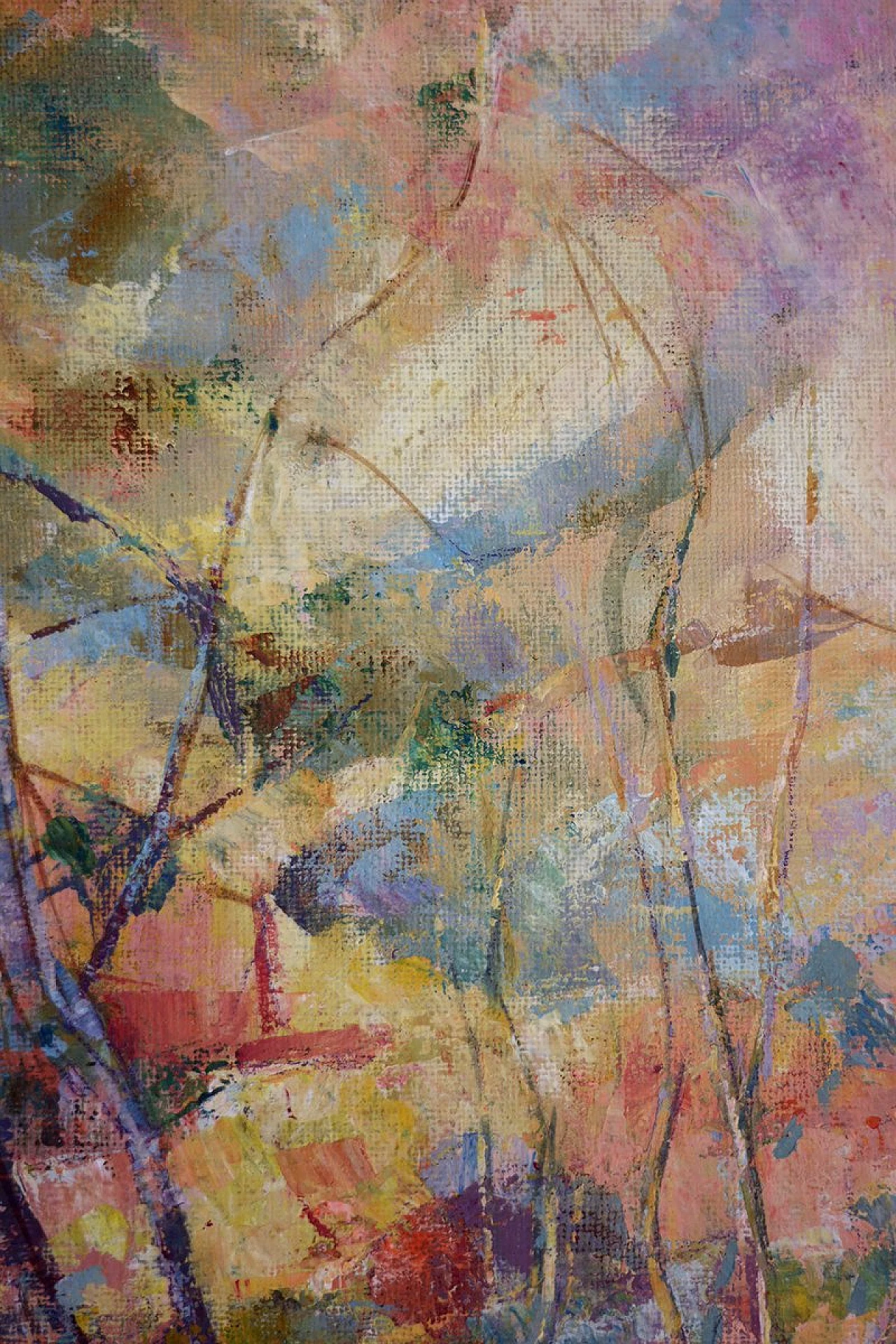 Alfonso Pragliola, Riverberi al tramonto, olio su tela, 2019 3