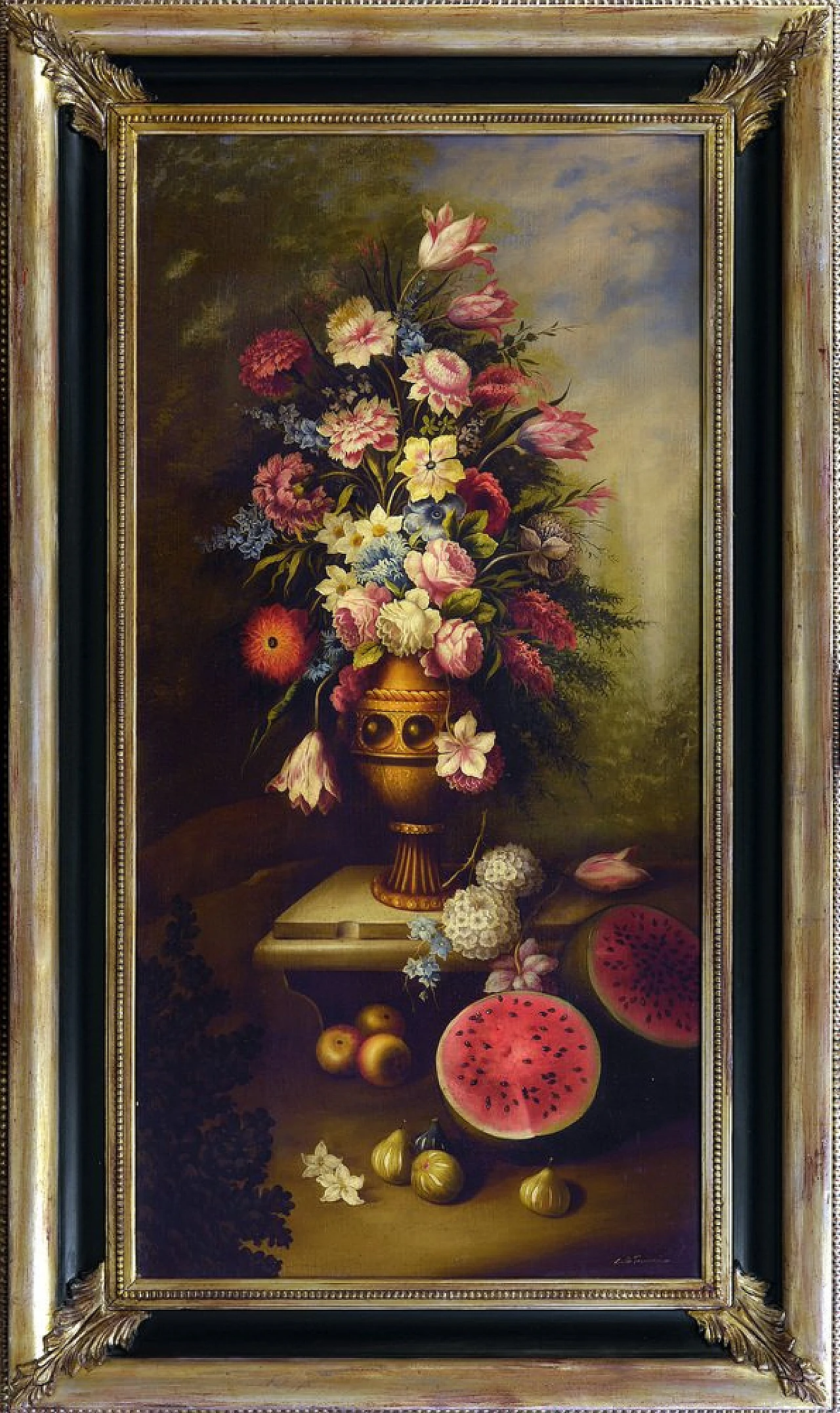 Carlo De Tommasi, Fiori, olio su tela, anni '90 1