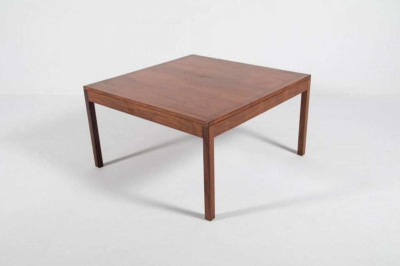 Danish Walnut Coffee Table, 1960s 1