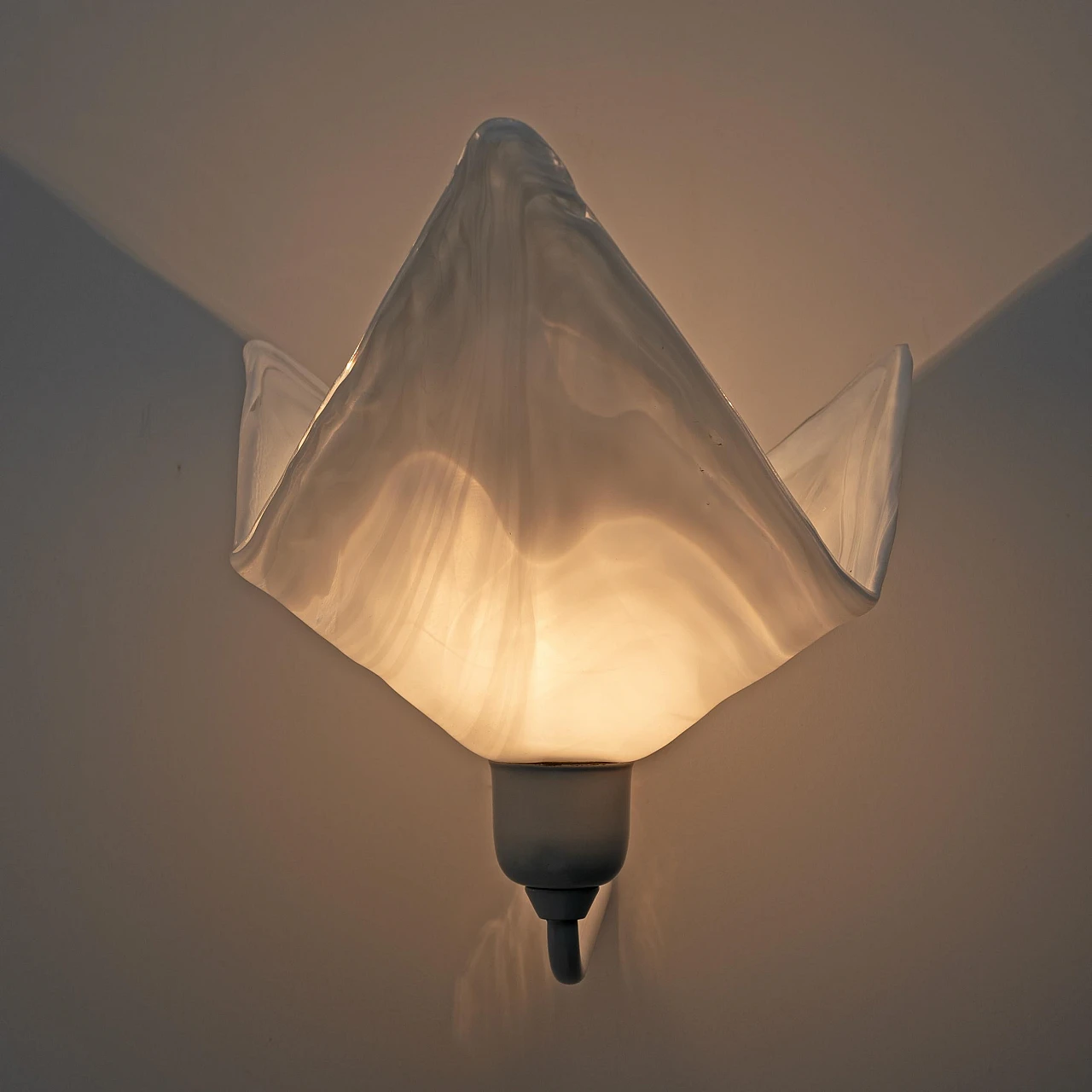 Coppia di lampade da parete in vetro di Murano di La Murrina, anni '80 5