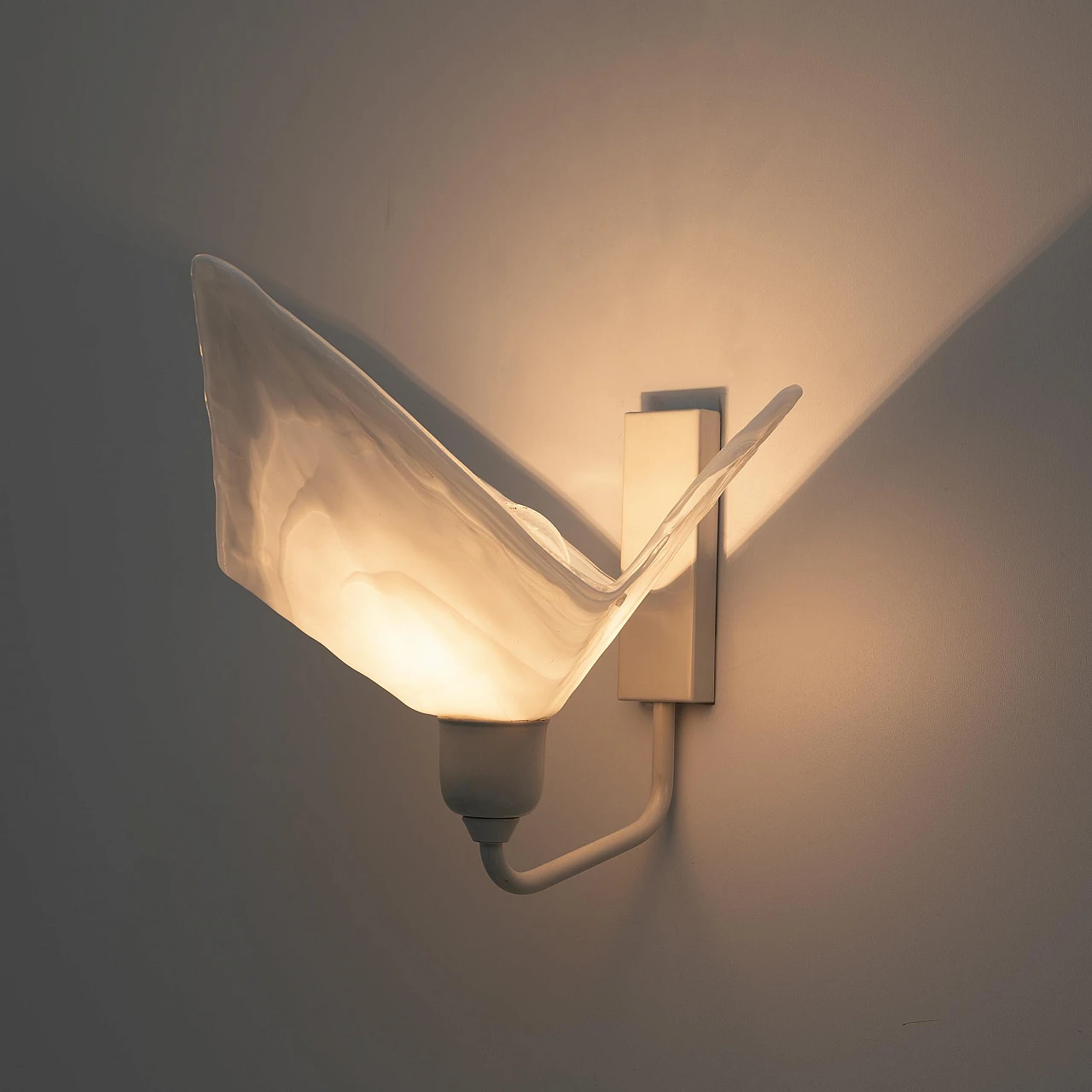 Coppia di lampade da parete in vetro di Murano di La Murrina, anni '80 7