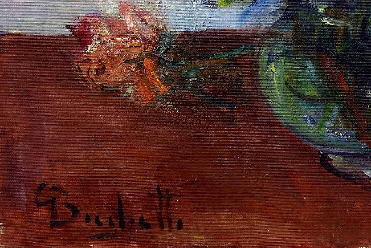 Gaetano Bocchetti, Natura morta, olio su tela, anni '70 5