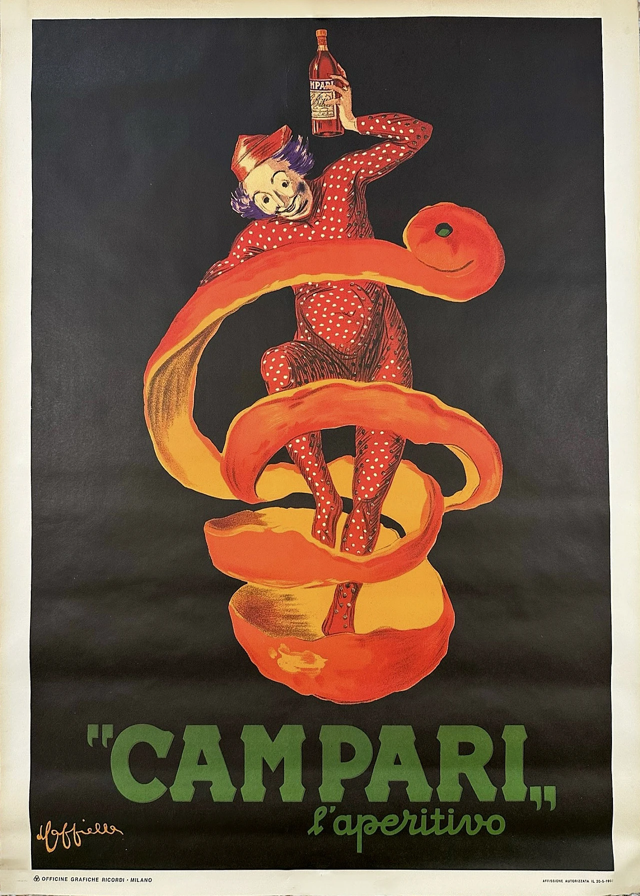 Leonetto Cappiello, Campari Spiritello, advertising poster, 1950s 1