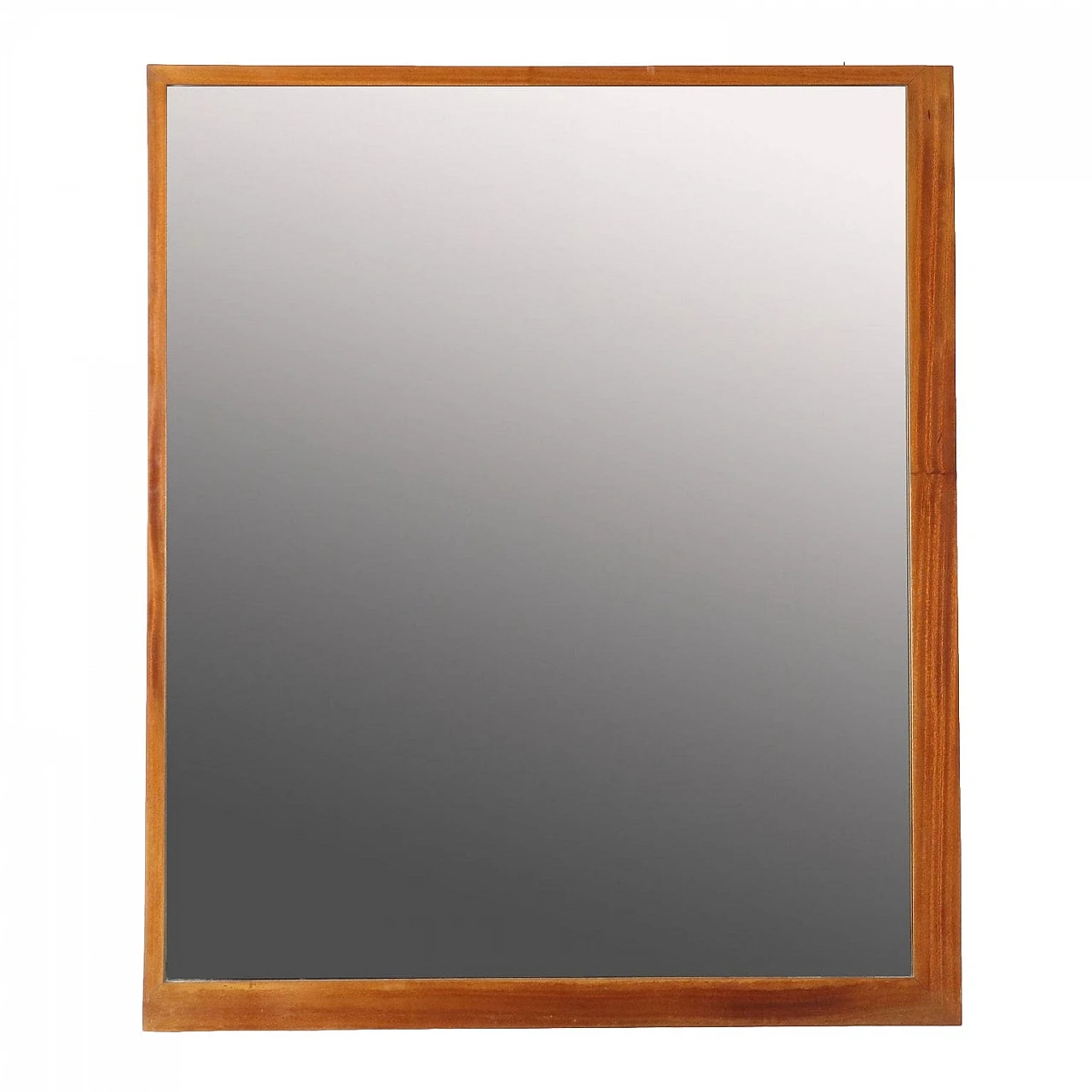 Mirror with walnut veneer frame, 1960s 1