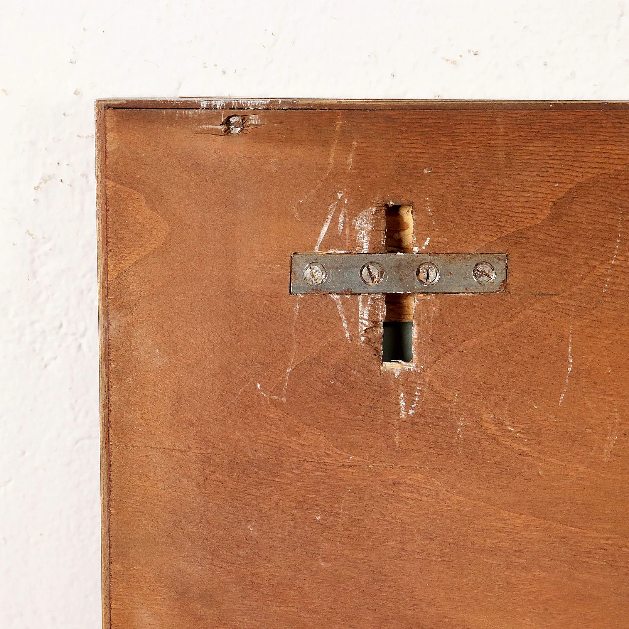 Mirror with walnut veneer frame, 1960s 9