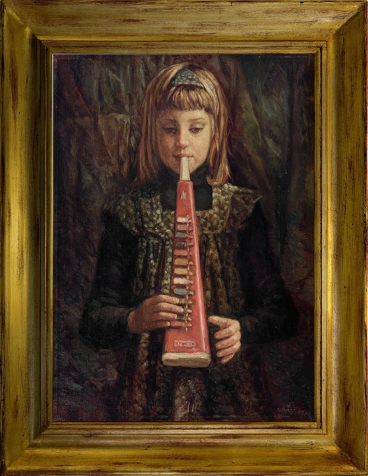 Andrea Di Dio, La Diamonica, XX secolo, Olio su tela, In cornice 1