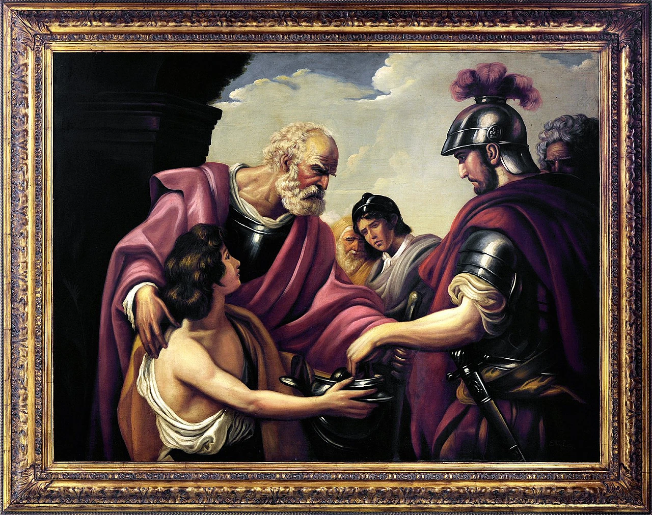 Flavius Belisarius, oil painting by Ettore Frattini, 17th century 1