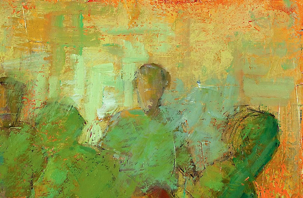 Renato Criscuolo, In Strada, 2010, Olio su tela 4