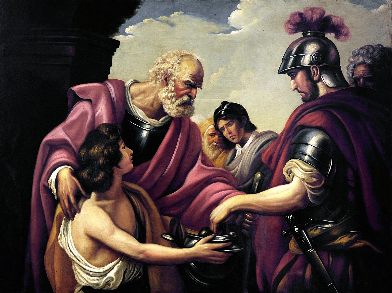 Flavius Belisarius, oil painting by Ettore Frattini, 17th century 2