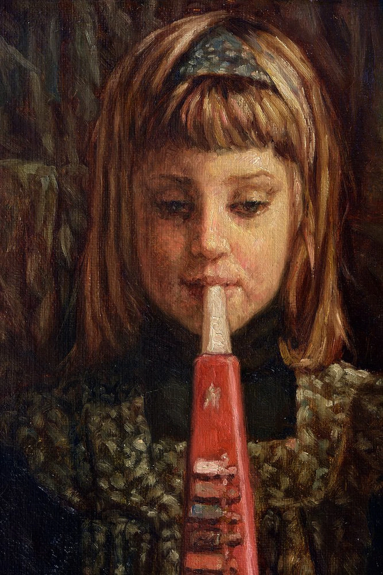 Andrea Di Dio, La Diamonica, XX secolo, Olio su tela, In cornice 3