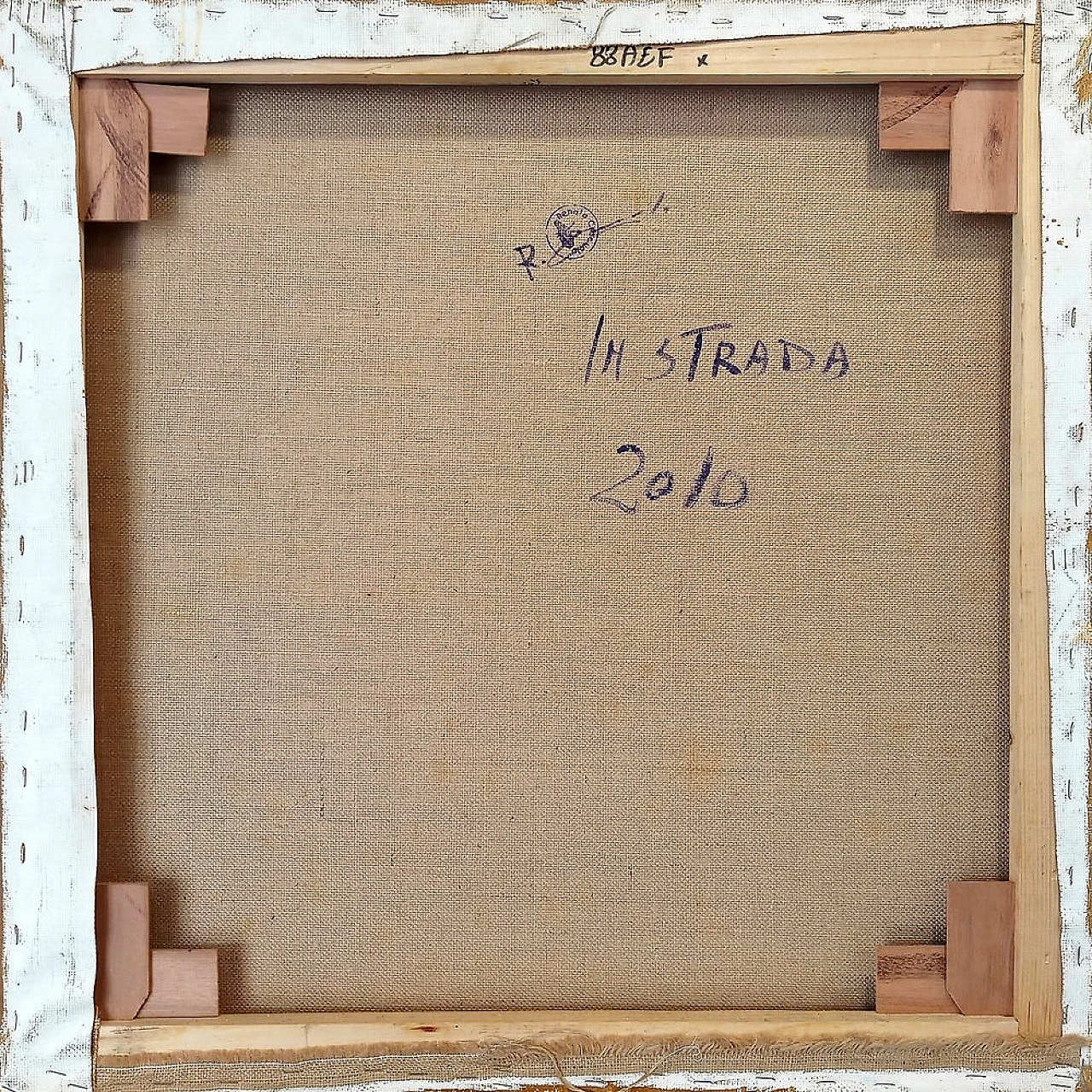 Renato Criscuolo, In Strada, 2010, Olio su tela 6